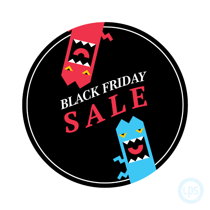 Super sales sticker for Black Friday
