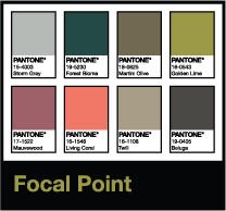 Pantone color of the year 2020 Focal Point