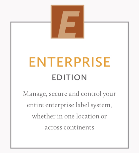 BarTender Enterprise 2019 – Base License + 2 Printers
