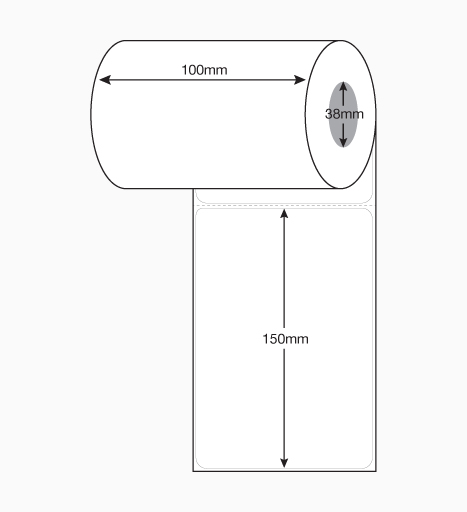 StarTrack Dispatch Labels 100mm x 150mm – 350 Per Roll