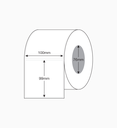 Blank 100mm x 99mm Thermal Direct Labels: 1500 per roll