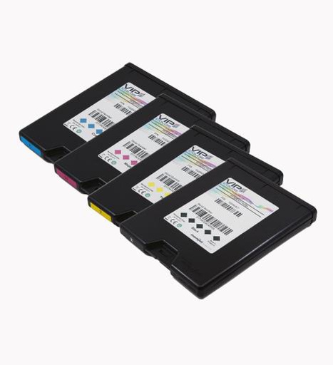 VIP Color VP750 250ml Ink Cartridge Bundle Pack – Cyan Magenta Yellow Black