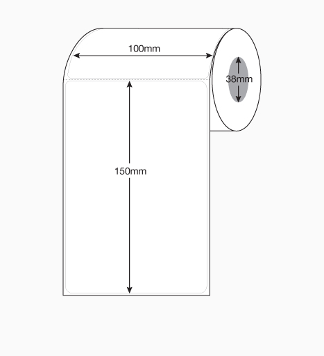 StarTrack Dispatch Labels 100mm x 150mm – 350 Per Roll