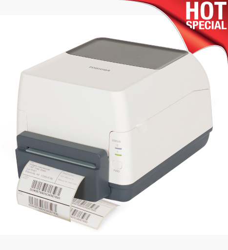 Toshiba B-FV4T Desktop Thermal Printer 203 DPI
